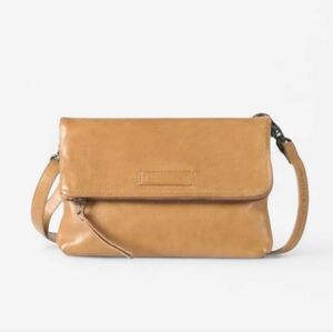 Aunts & Uncles Tan Leather Crossbody Bag